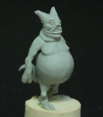 Sculpture d'un petit diablotin