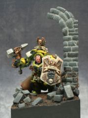 Lysander terminé, sur son socle.
