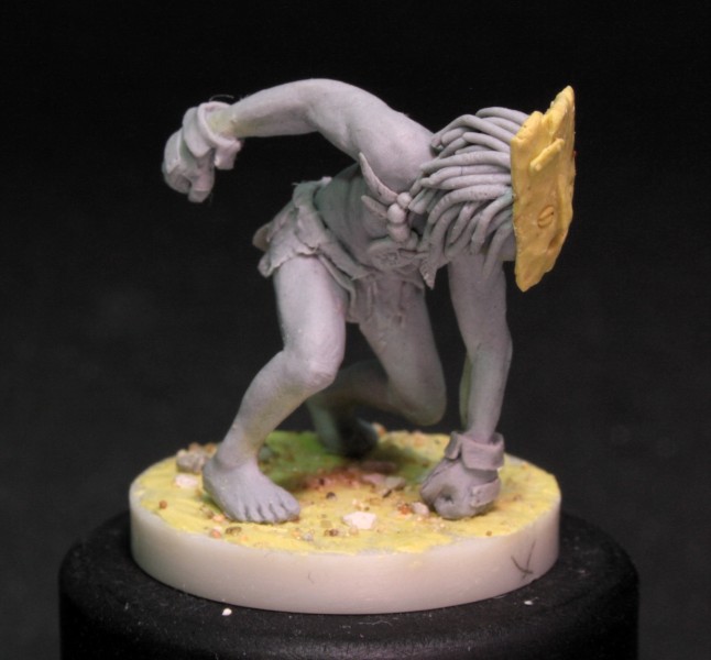 Sculpture d'un joueur 