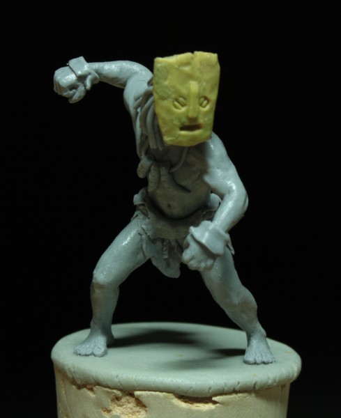 Sculpture d'un joueur 