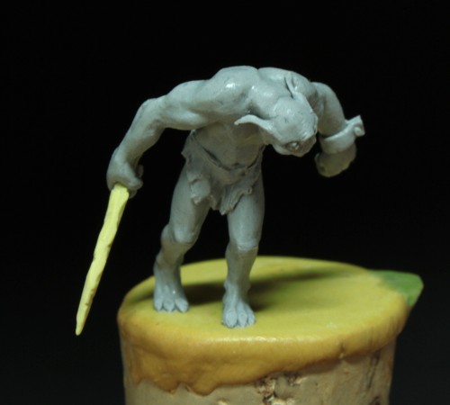 Sculpture rapide d'un goblin des mines