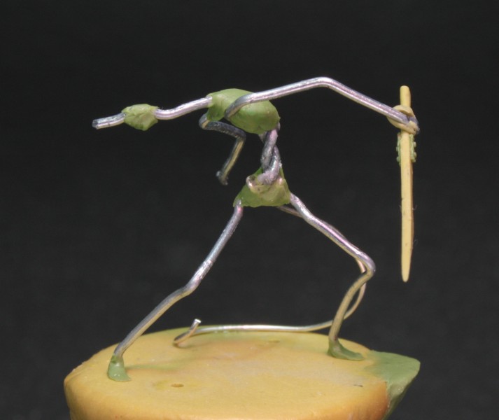 Sculpture d'un Skaven (armature)